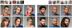 Hairstyle AI : Essai de coiffure virtuelle par l'IA pour hommes et femmes